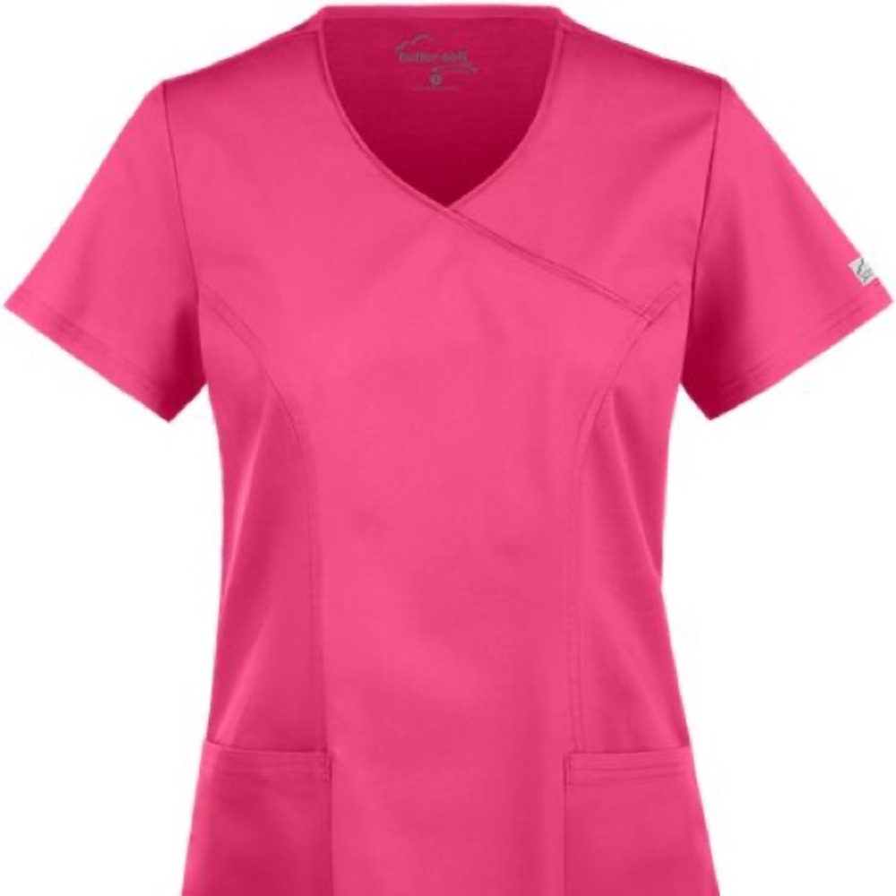 Buttersoft Tall Scrubs in fuchsia